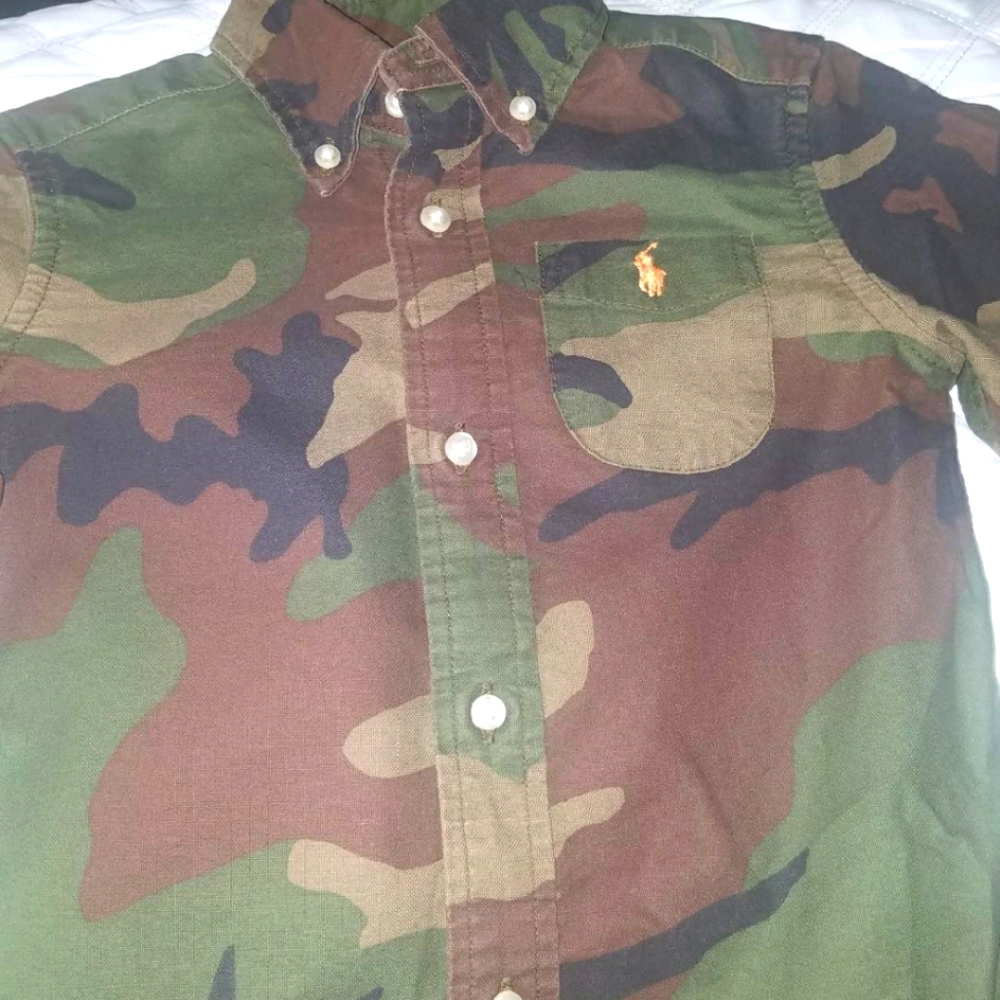 Polo Ralph Lauren Toddler Boys Camo shirt